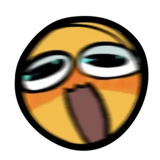 😱 8beb7222 อิโมจิ, มีม, ตกใจ, ตลก, ปฏิกิริยา telegram sticker