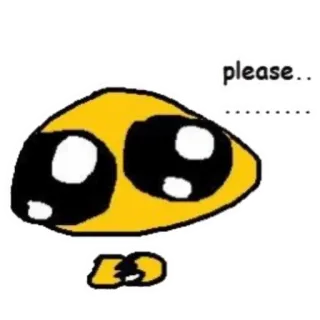 🥺 b6b6a242 please... น่ารัก, อ้อนวอน, คาวาอิ, มีม, คำขอ, เศร้า, อารมณ์ telegram sticker