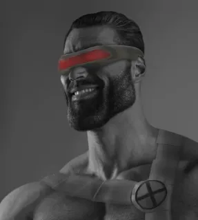 🕶 dcc68171 Cyclops X-Men marvel, superhero, mutan, visor, cyclops, x-men telegram sticker