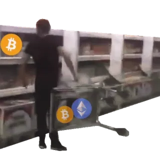 🫰 226be399 bitcoin, cryptocurrency, etherium, shopping cart, store telegram sticker