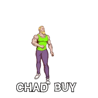 😎 81fc354c CHAD BUY chad, man, muscular, meme, internet meme, character telegram sticker