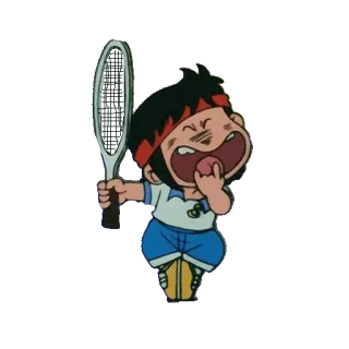 🏸 8682a0d1 Tenis, Kartun, Olahraga, Atlet, Raket tenis telegram sticker