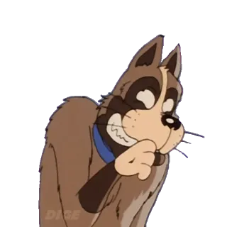 😈 c91f8d41 anjing, kartun, hewan, lucu, ilustrasi, animasi telegram sticker