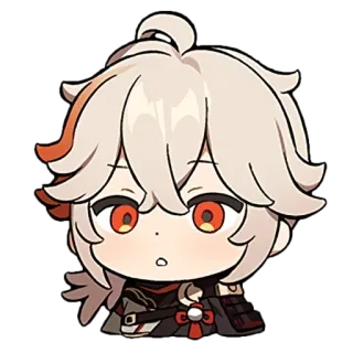 😳 34a40611 Kaedehara Kazuha Genshin Impact Anime, Manga, Chibi, Videospiel, Charakter, Genshin Impact, Kaedehara Kazuha telegram sticker