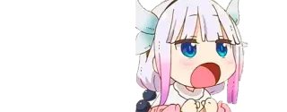 🌟 50a30068 Kanna Kamui Miss Kobayashi's Dragon Maid Anime, Manga, Drache, Süß, Charakter, Chibi telegram sticker