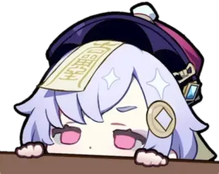 🌟 8628adb9 Qiqi Genshin Impact qiqi, genshin impact, anime, videospiel, süß, aufkleber telegram sticker