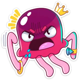 Медуза Джилл :: @stickroom telegram stickers