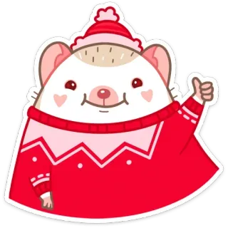 Новогодний Имбирчик (@TgSticker) whatsapp stickers