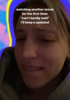💙 b2558081 watching another movie
for the first time:
"can't hardly wait"
i'll keep u updated หนัง, กำลังดู, ครั้งแรก, ตื่นเต้น telegram sticker