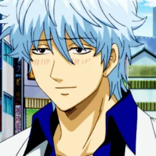 🔮 21c12d70 Gintoki Sakata Gintama Аниме, Гинтоки, Гинтама, Манга, Саката, Персонаж, Японский telegram sticker