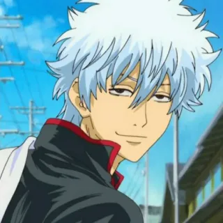 🔮 455decbd Sakata Gintoki Gintama Аниме, Манга, Гинтама, Саката Гинтоки, Самурай, Комедия, Сёнэн telegram sticker