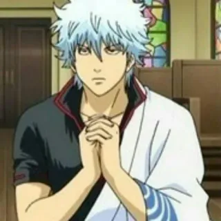 🔮 e50dd78f Gintoki Sakata Gintama Аниме, Манга, Персонаж, Гинтоки, Саката telegram sticker