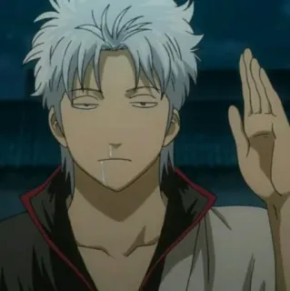 🔮 ffd71e38 Gintoki Sakata Gintama Аниме, Манга, Персонаж, Смешные, Гинтама, Гинтоки Саката telegram sticker