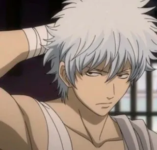 🧊 01b8dd82 Sakata Gintoki Gintama Anime, Mangá, Gintoki, Sakata, Gintama telegram sticker