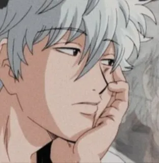 🧊Gintoki Sakata.❈. @KA_anime_sticker telegram stickers