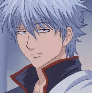 🙂 1a442f87 Gintoki Sakata Gintama Аниме, Манга, Гинтама, Гинтоки, Саката Гинтоки telegram sticker