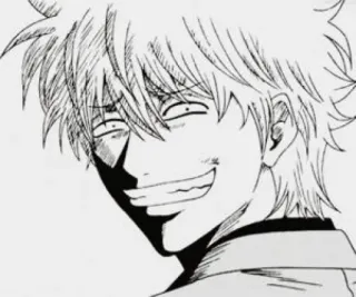 😏 44534b30 Аниме, Манга, Персонаж, Улыбка, Выражение лица telegram sticker