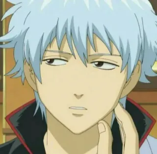 🙂 b7bf8713 Gintoki Sakata Gintama Аниме, Манга, Гинтама, Гинтоки, Саката Гинтоки telegram sticker