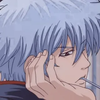 ✨ cd2084d8 Gintoki Sakata Gintama Аниме, Манга, Гинтоки, Гинтама, Персонаж, Саката telegram sticker