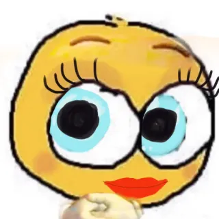 👁 7c252345 emoji, visage, expression, dessin animé, mignon, sticker whatsapp sticker