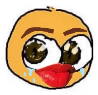 🐮 d428054a Emoji, Drôle, Mème, Dessin animé, Visage, Expression whatsapp sticker