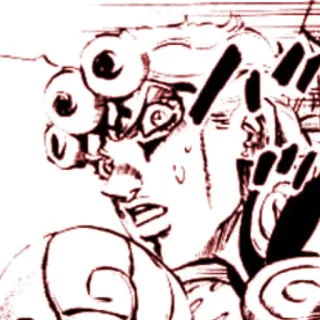 ❌ 321f58e3 Giorno Giovanna JoJo's Bizarre Adventure Аниме, Манга, ДжоДжо, Джорно Джованна, Персонаж, Искусство telegram sticker