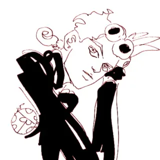 🧣 33f28a5a Giorno Giovanna JoJo's Bizarre Adventure Аниме, Манга, Jojo, Джорно Джованна, Персонаж, Иллюстрация telegram sticker