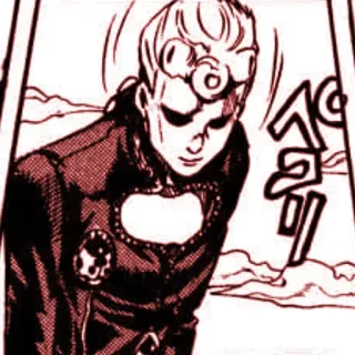 🧣 61f31a29 Giorno Giovanna JoJo's Bizarre Adventure Джорно Джованна, JoJo's Bizarre Adventure, Манга, Аниме, Персонаж telegram sticker