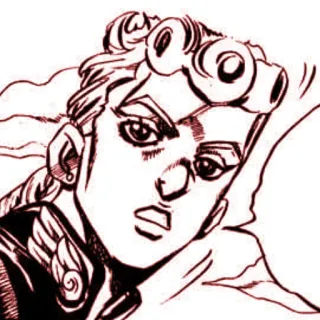 ❌ 6bb6a82c Giorno Giovanna JoJo's Bizarre Adventure Аниме, Манга, ДжоДжо, Джорно Джованна, Персонаж, Портрет telegram sticker