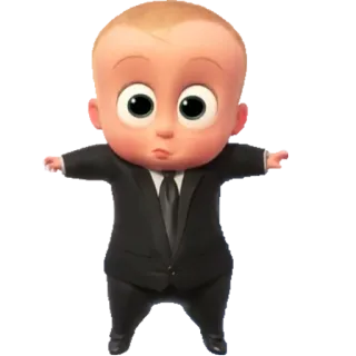 😟 358e510d Boss Baby The Boss Baby Baby, Anzug, Cartoon, Film, Animation telegram sticker