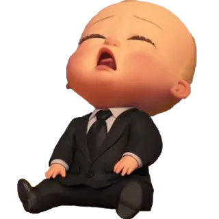 💤 5b95f4d0 The Boss Baby Baby, Anzug, Cartoon, Boss, Film telegram sticker