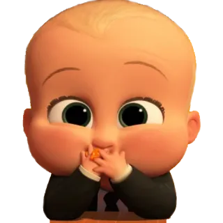 😆 92930b8a Boss Baby The Boss Baby Baby, Anzug, Cartoon, Animation, Lustig telegram sticker