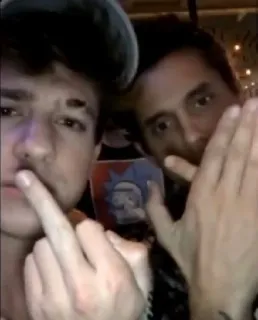 ❄️ 697d3031 jari tengah, menyinggung, orang, kasar whatsapp sticker