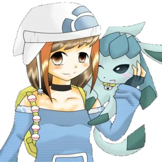 Pokemon Girls telegram stickers