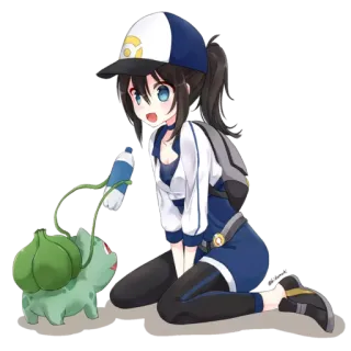 Pokemon Girls telegram stickers