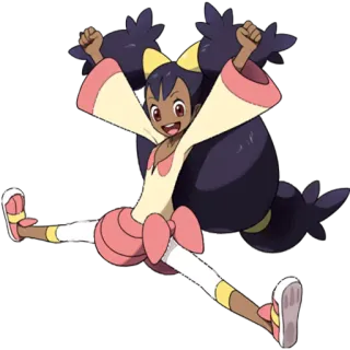 🎉 fef52077 Iris Pokemon покемон, ирис, аниме, мультфильм, персонаж whatsapp sticker