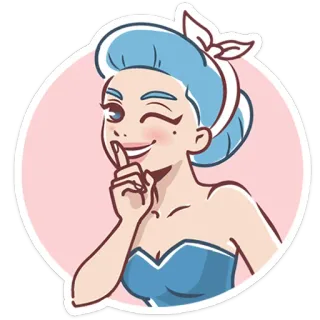 Girl Power telegram stickers