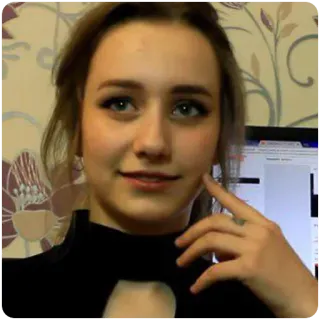 🤔 2f569bdb 女性, ポートレート, 自撮り, 人, 顔 telegram sticker