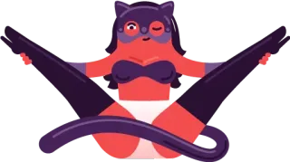 Girls Dansing @stickersb2b telegram stickers