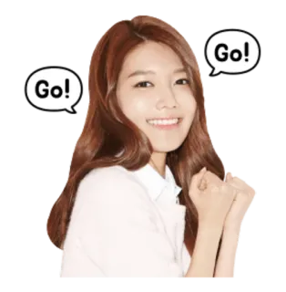 💪 9ebd8fcf Go! cheer, enthusiastic, positive, motivational, action, encouragement telegram sticker