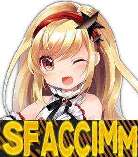 😉 39a5eb32 SFACCIMM Anime, Beleidigend, Slang telegram sticker