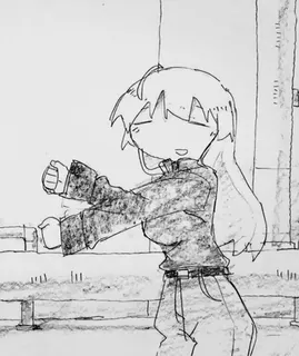 💃 92ef842d アニメ, カートゥーン, スケッチ, ドローイング, ちび telegram sticker