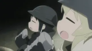 🥟 d23fe93a アニメ, 女の子, ミリタリー, 兵士, 制服, 冬 telegram sticker