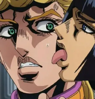 [ @yuki_stikers]⛓🔥 Giorno光Giovanna whatsapp stickers