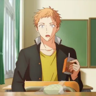 🍌 4d44dbbd Anime, Homme, Personne, Boisson telegram sticker