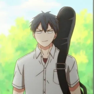 🍌 8f068742 Anime, Homme, Dessin animé, Guitare telegram sticker
