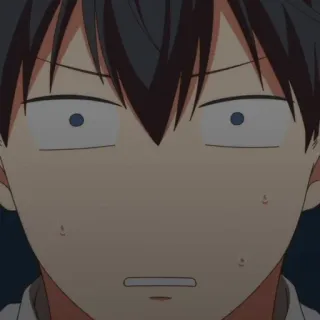 🍌 b1e47e10 Animé, Expression, Choqué, Surpris, Dessin animé telegram sticker