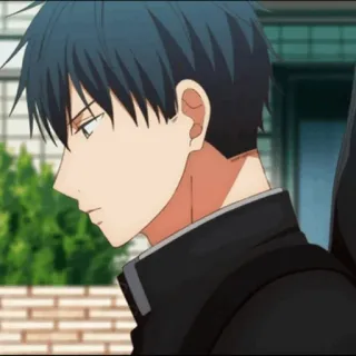 🎸 1877718c Anime, Maschio, Personaggio, Uniforme scolastica, Custodia chitarra telegram sticker