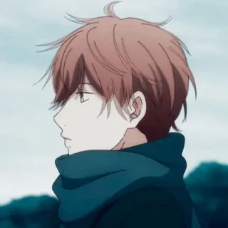 🎸 2caf37b1 Anime, Ragazzo, Ritratto, Cartone animato, Manga telegram sticker