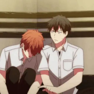 🎸 7edd3bdd Anime, Personaggi, Amicizia, Seduto, Emozionale telegram sticker